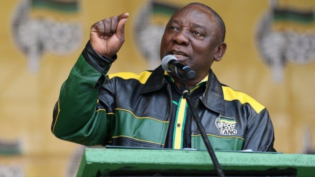 Cyril Ramaphosa, président sud-africain.
