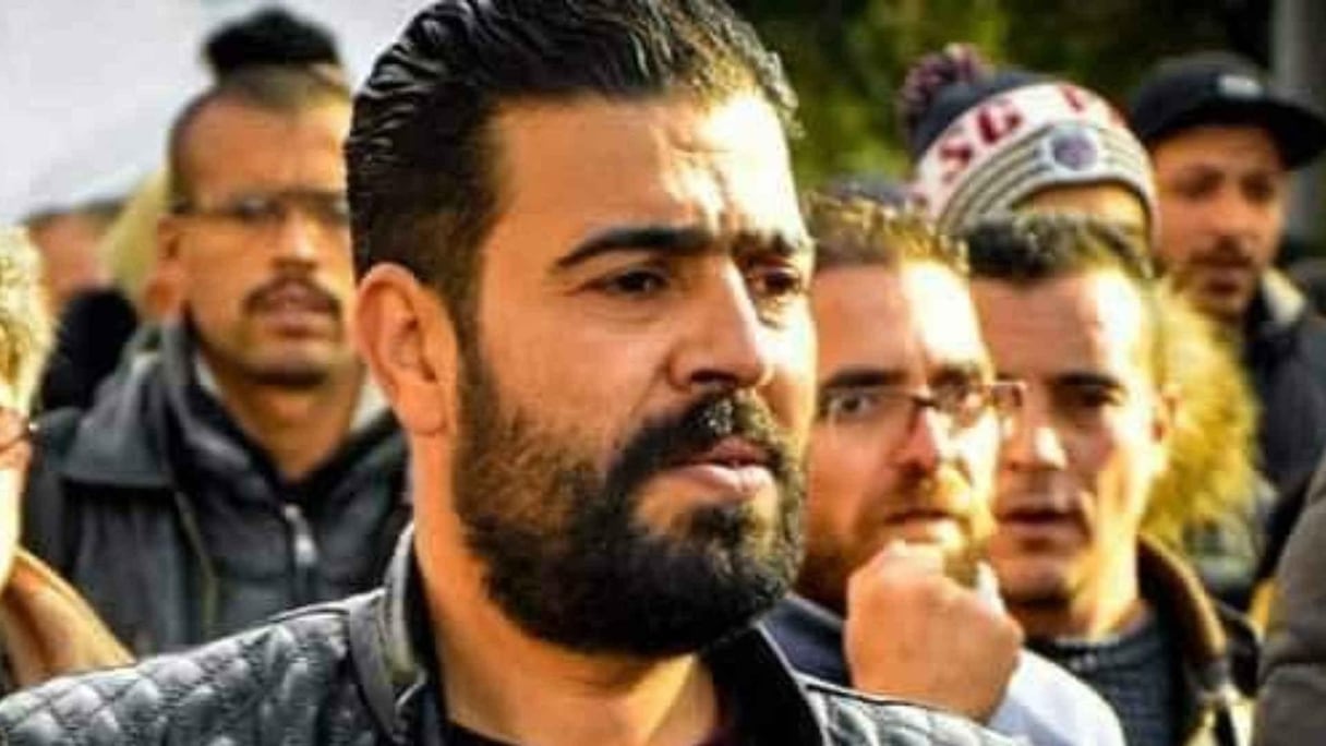 Sami Dernouni, militant du mouvement Hirak.
