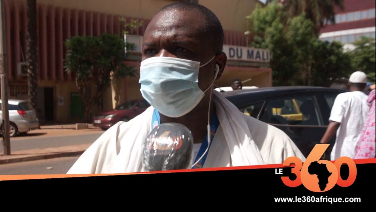 Mohamed Alkabiry Cissé au micro de Le360 Afrique. 
