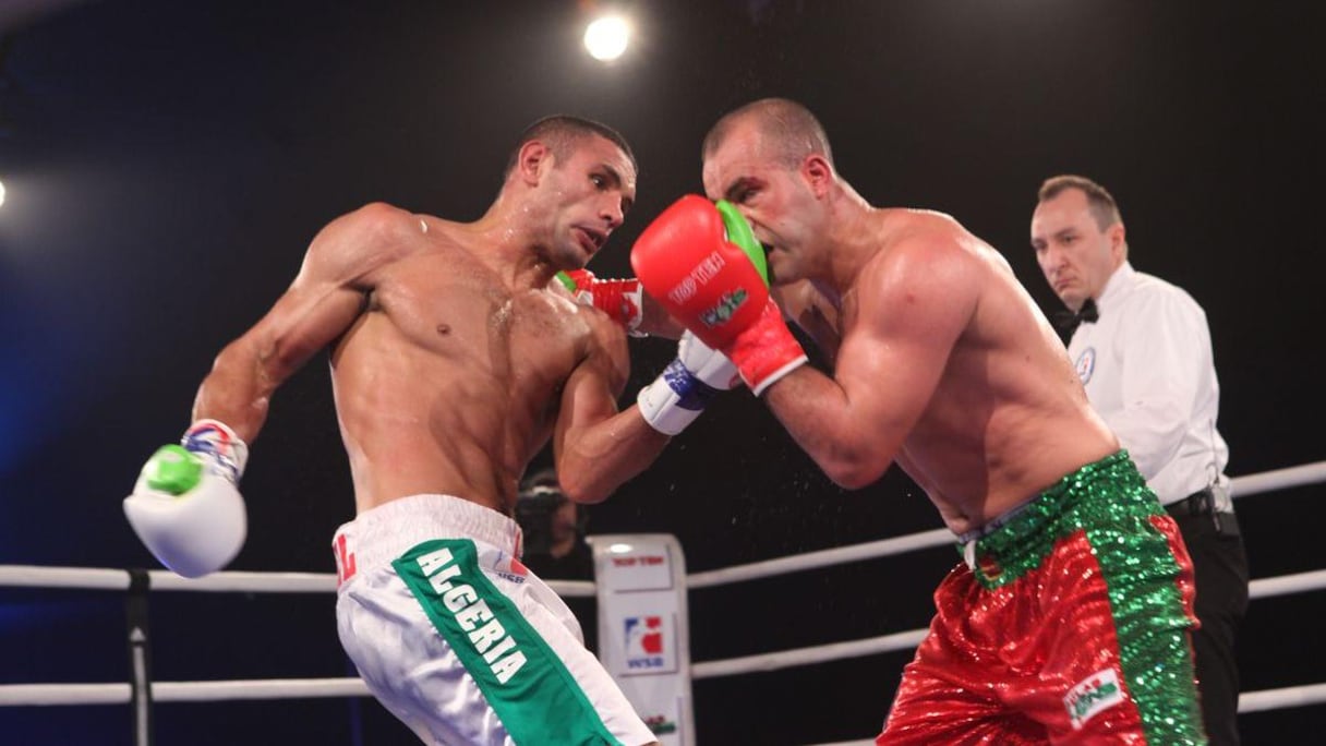 Karim Benmoussa touché suite à ce magnifique uppercut de Kassel.
