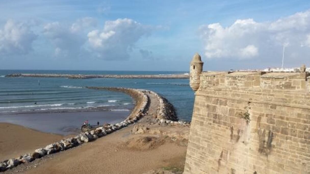 Plage de Rabat.
