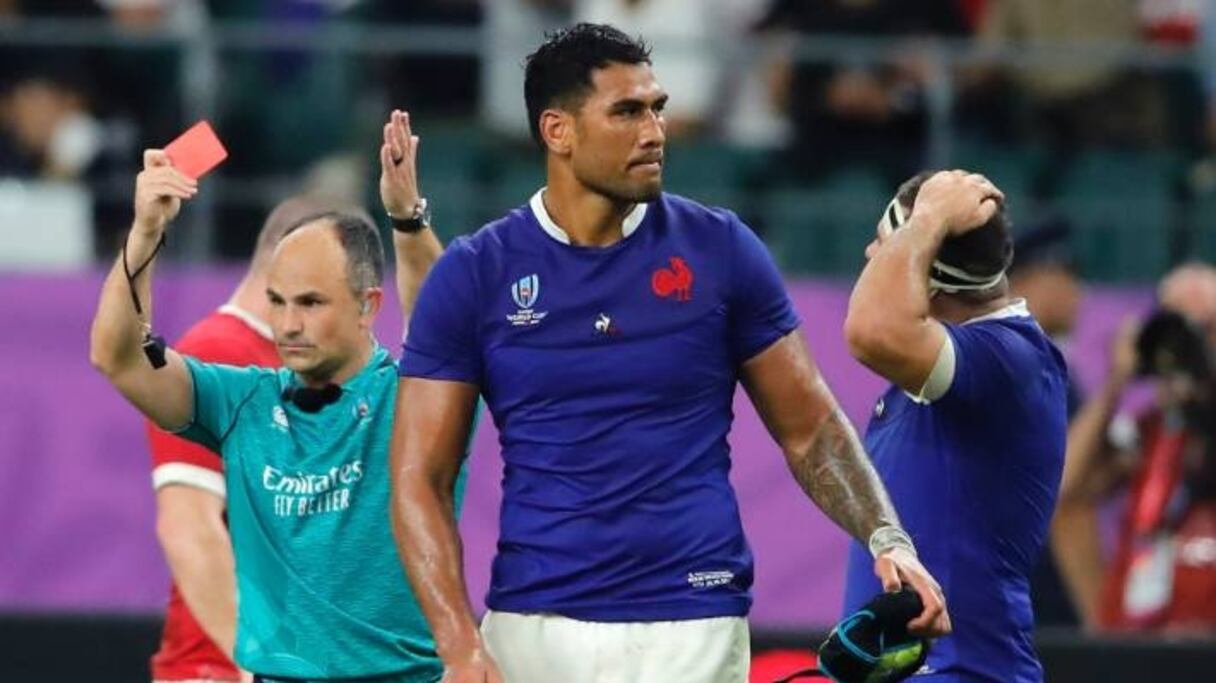 Sébastien Vahaamahina, joueur du XV de France.
