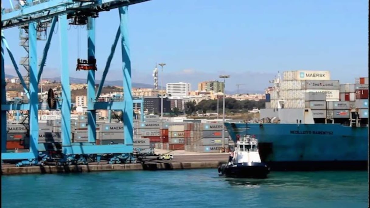 Le port d'Algésiras, au sud de l'Espagne. 
