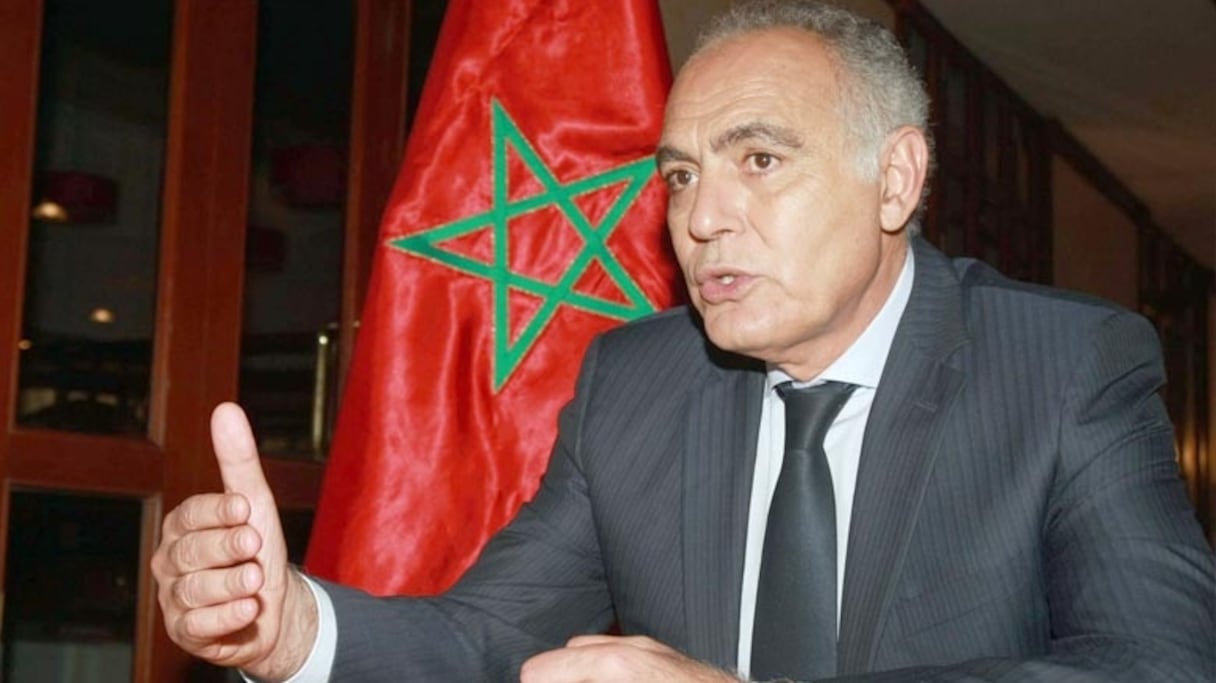 Le ministre des Affaires étrangères et de la coopération, Salaheddine Mezouar.
