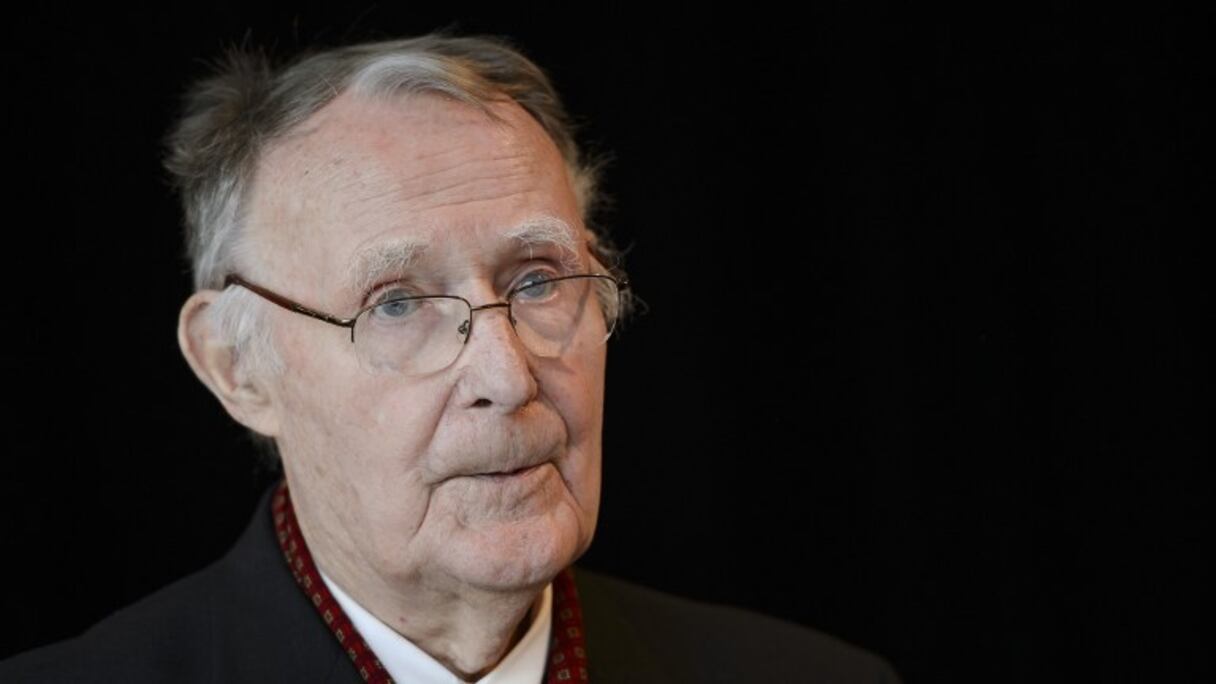 Le fondateur d'Ikea, Ingvar Kamprad, à Lausanne le 3 décembre 2012.
