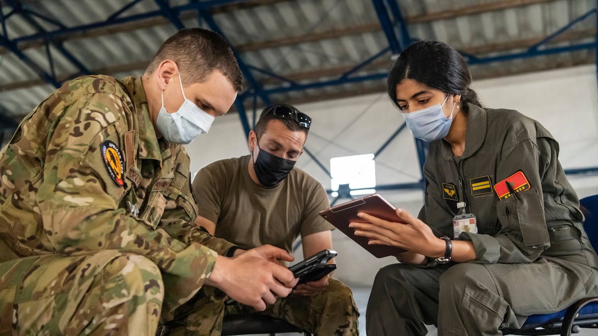 Au cours d'une précédente édition de l'opération African Lion, évènement annuel consacrant la coopération militaire entre le Maroc et les Etats-Unis. 
