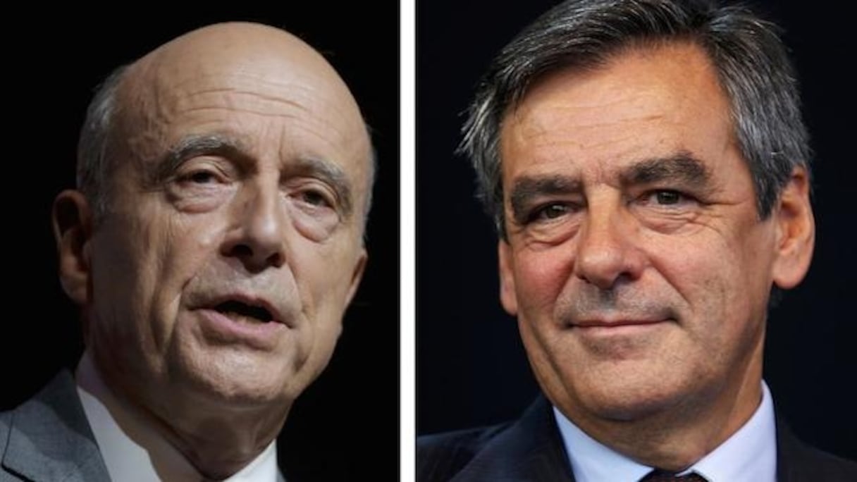 Alain Juppé (28,6% des voix) et François Fillon, plébiscité avec plus de 44% des suffrages.
