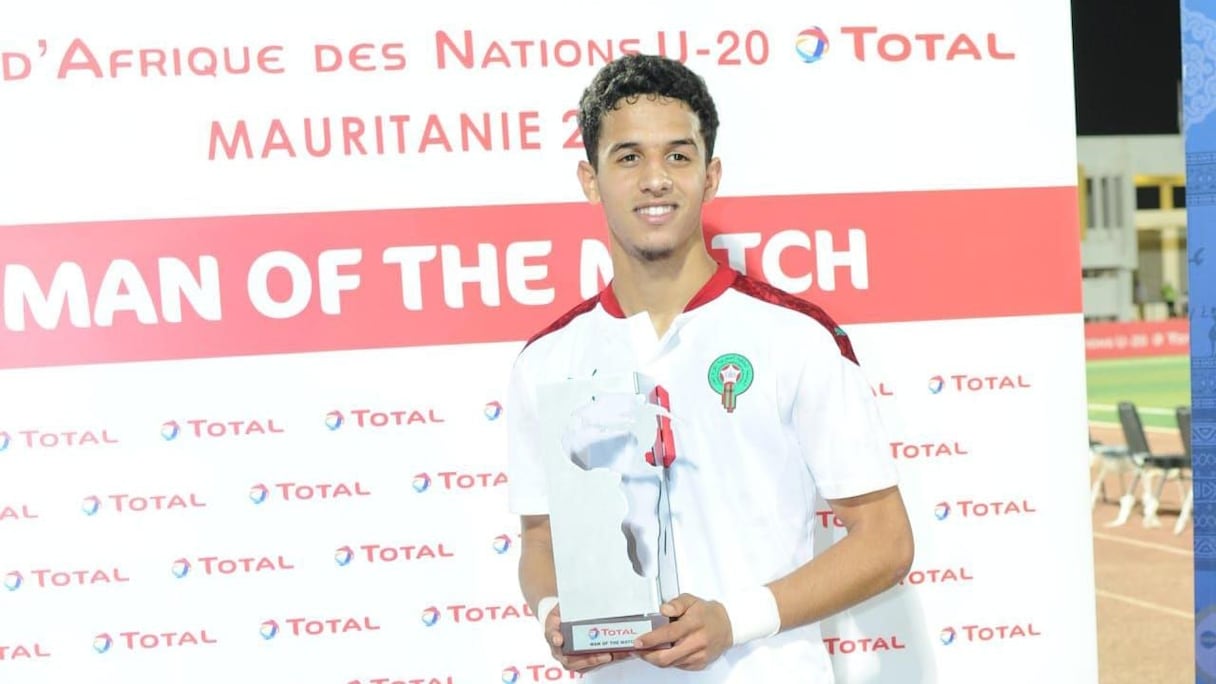 La nouvelle star des Lionceaux, Ayoub Mouloua.
