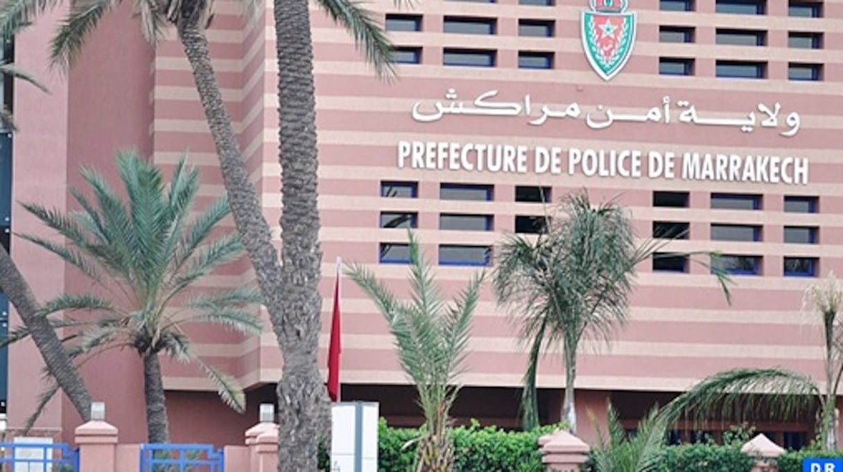 Préfecture de police de Marrakech.
