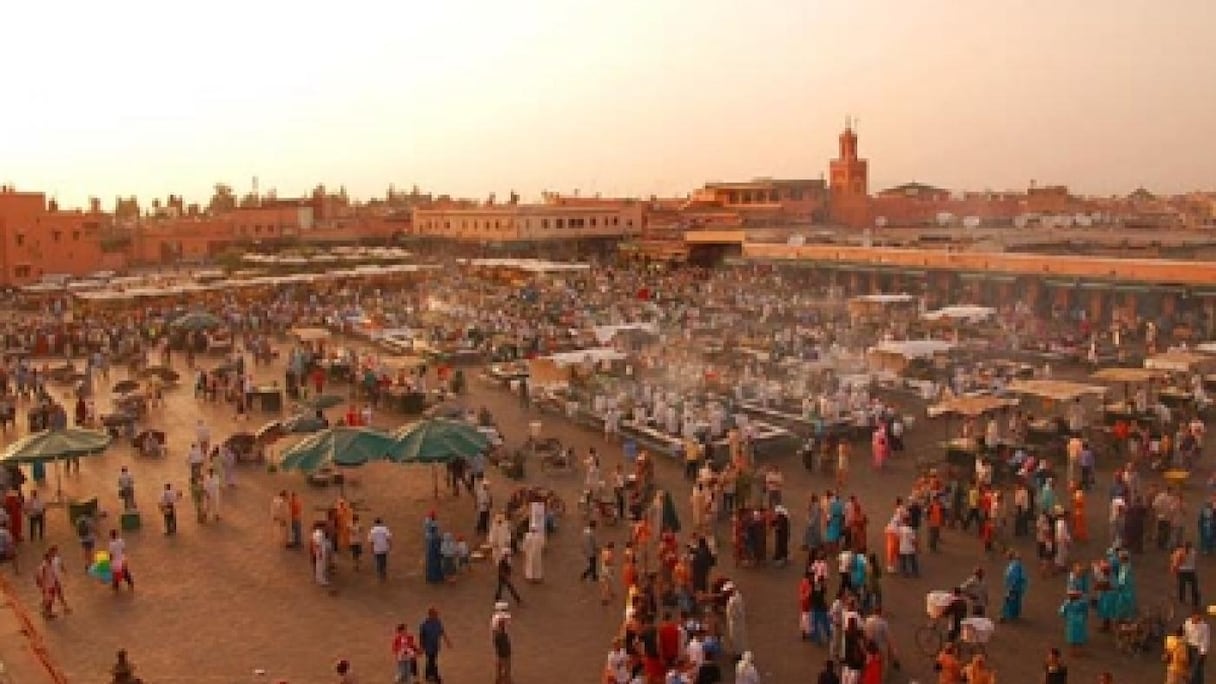 La place Jemma El Fna à Marrakech.
