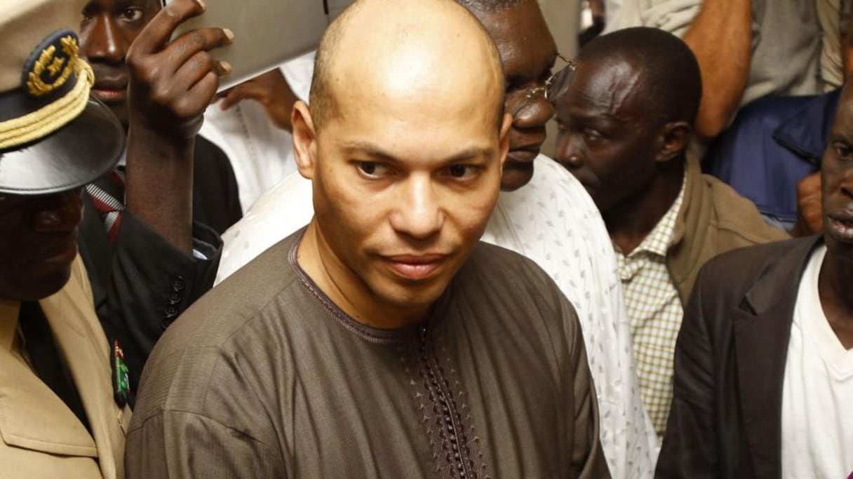 Karim Wade, ici lors de son procès le 23 mars dernier, était poursuivi pour enrichissement illicite.
