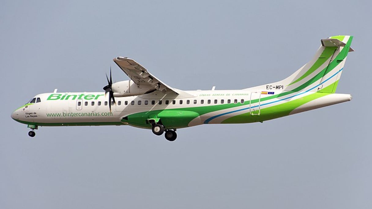 Un avion de la compagnie aérienne espagnole Binter.
