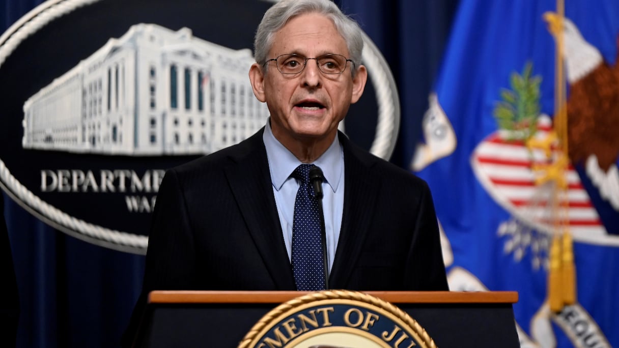 Le procureur général des États-Unis, Merrick Garland, à Washington DC, le 12 janvier 2023. 
