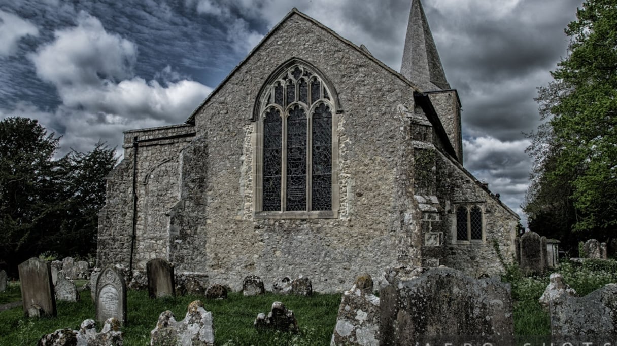 L'église Saint Nicholas principale attraction de la bourgade de Puckley.
