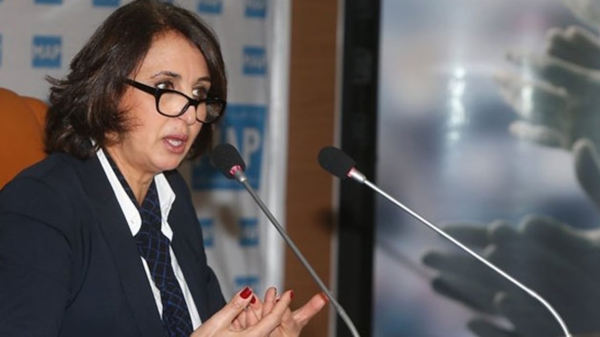 Nabila Mounib, SG du Parti socialiste unifié (PSU).
