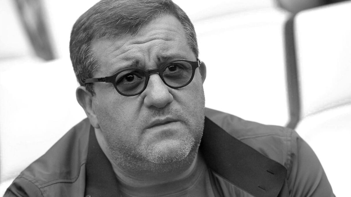 L'agent de joueurs Mino Raiola (4 novembre 1967 - 30 avril 2022).
