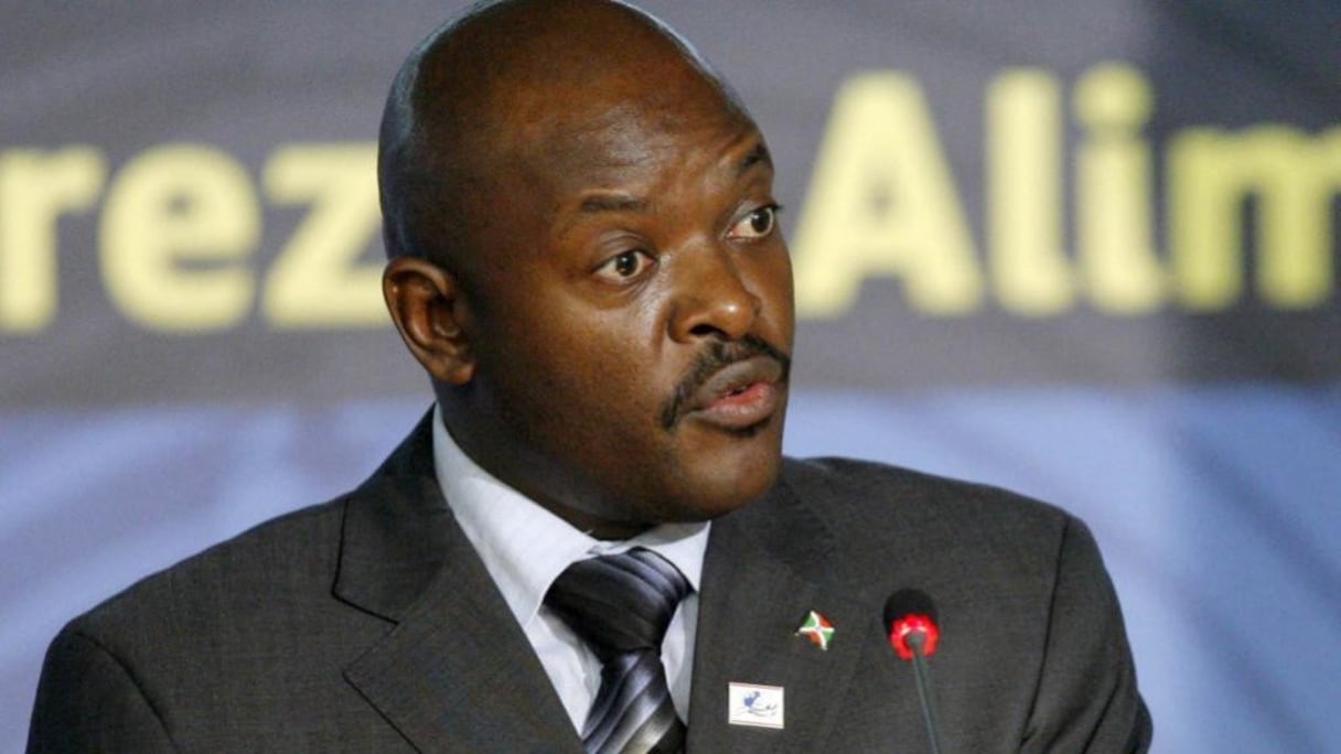 Pierre Nkurunziza, président du Burundi. 
