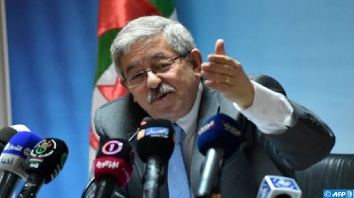 Le Premier ministre algérien, Ahmed Ouyahia.
