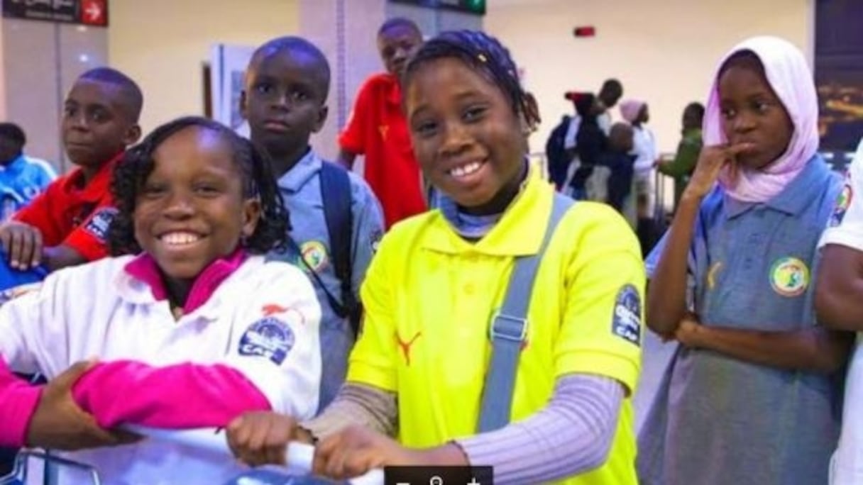 Enfants des polices africaines reçus à l'aéroport de Casablanca
