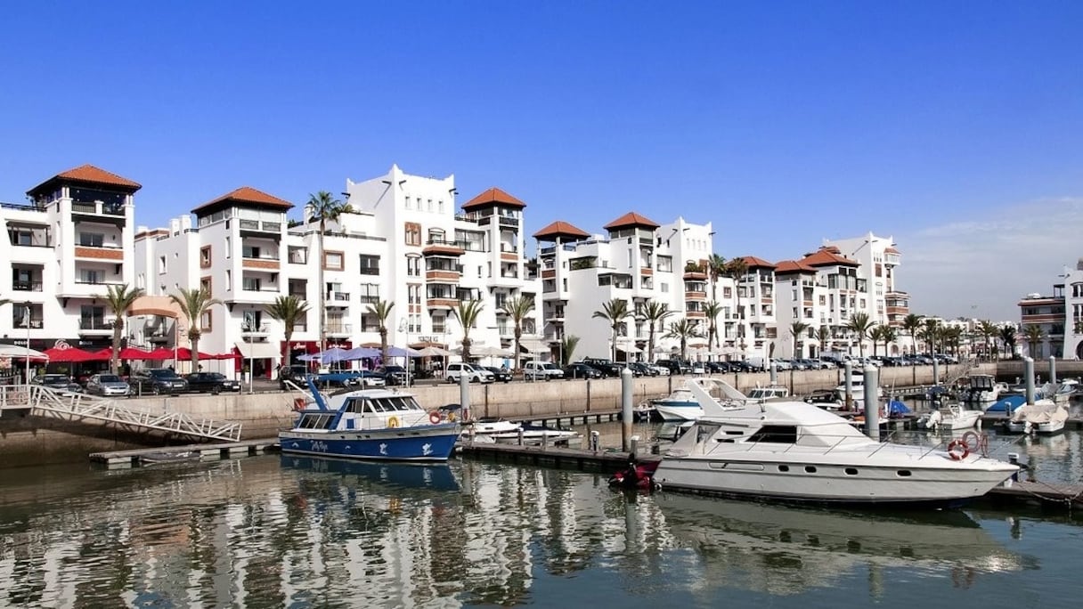 La marina d'Agadir.
