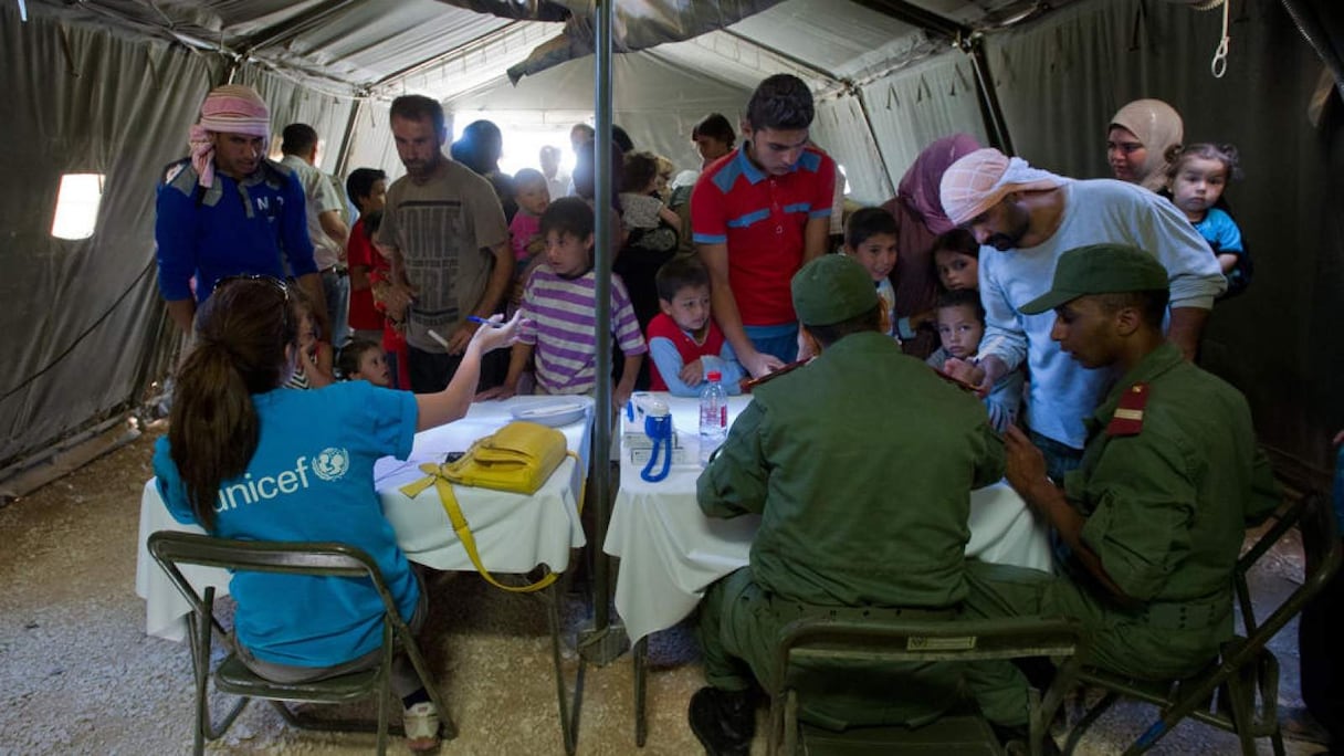 Depuis sa mise en service le 10 août 2012, l'hôpital de campagne marocain Zaatari a soigné à 526.404 réfugiés syriens.
