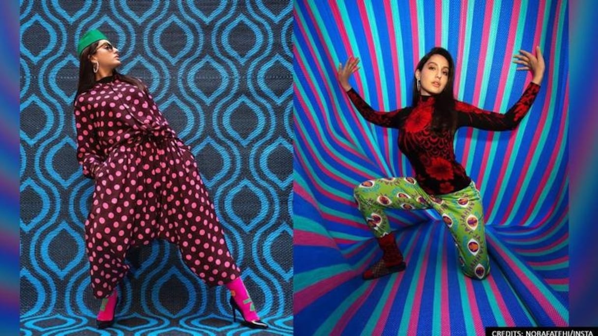 Nora Fatehi pose pour Hassan Hajjaj.
