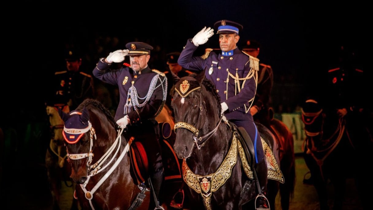 Des éléments de la cavalerie de la DGSN, lors de précédentes célébrations.
