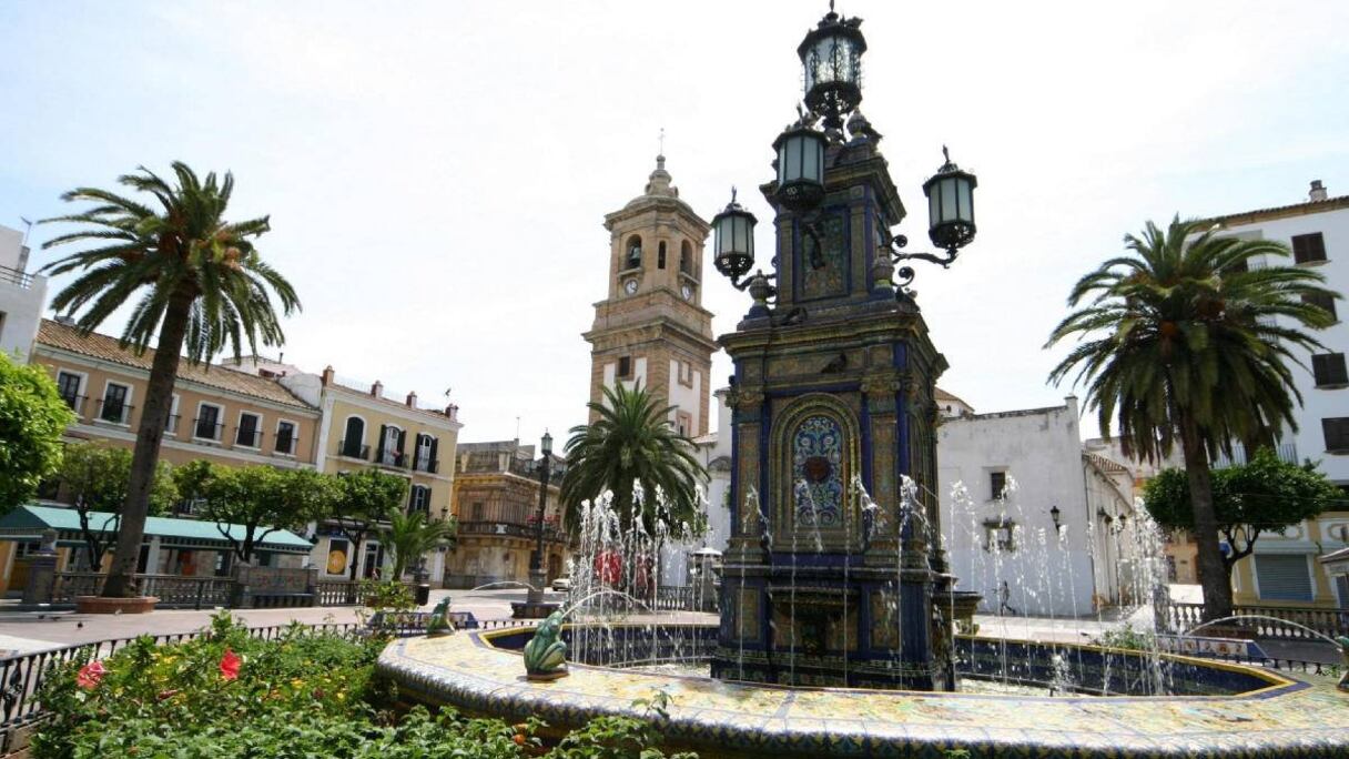 Une place d'Algésiras en Espagne.