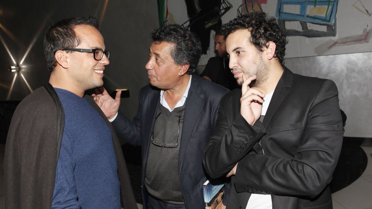 En compagnie ici de Salah El Ouadie et Omar Alaoui, Kamal Hachker, toujours souriant, a assisté  à l'événement. 
