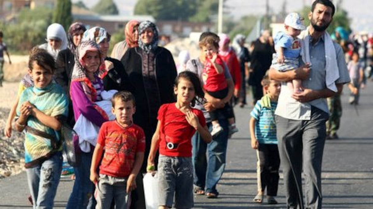 Réfugiés syriens (archives).
