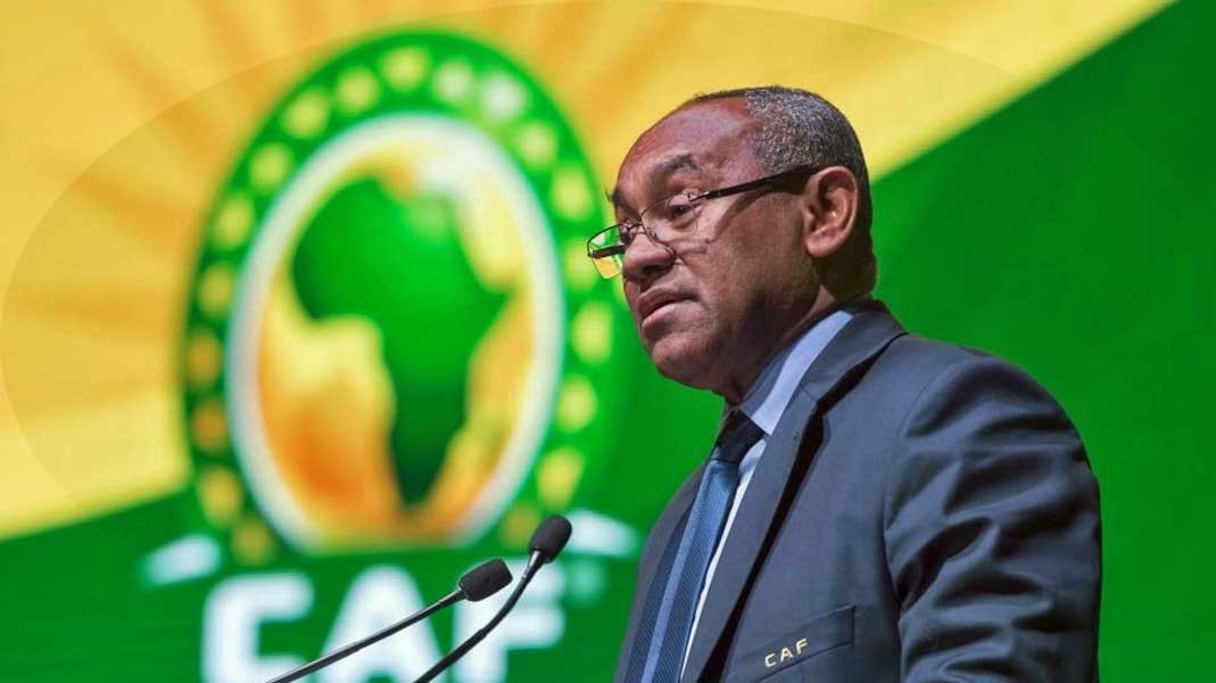 Ahmad Ahmad, président de la Confédération africaine de football (CAF).
