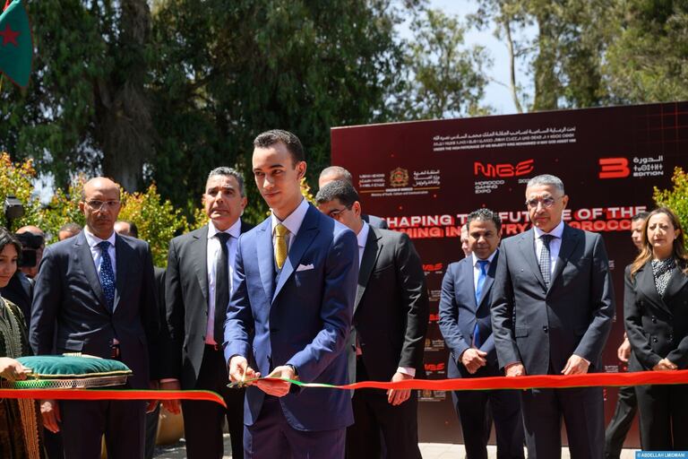 Moulay El Hassan lors de la 3ᵉ édition du Morocco Gaming Expo (MGE 2026).