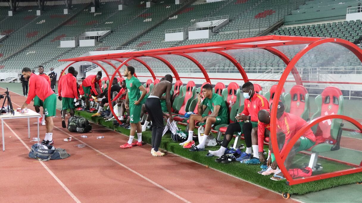 L'équipe nationale de la Guinée Bissau.
