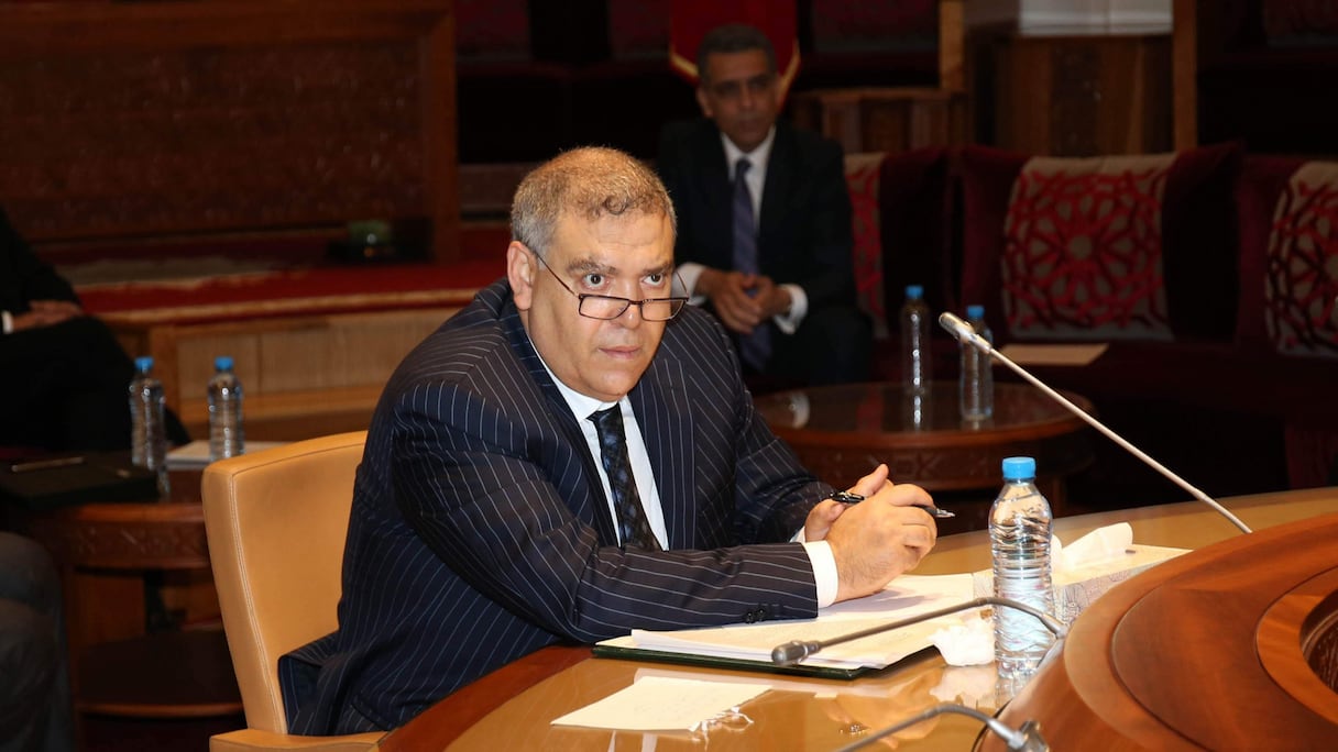 Abdelouafi Laftit, ministre de l'Intérieur.
