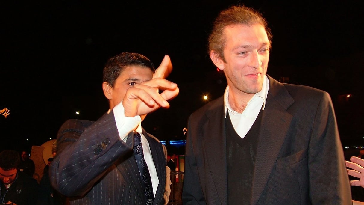 Vincent Cassel en compagnie de Said Taghmaoui au FIFM en 2005... Une petite note de complicité
