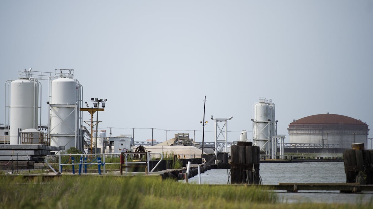 Une usine de traitement de GNL à Cameron, en Louisiane.
