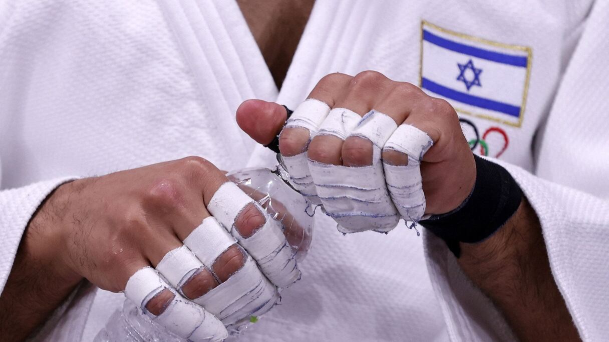 Judoka israélien aux JO.
