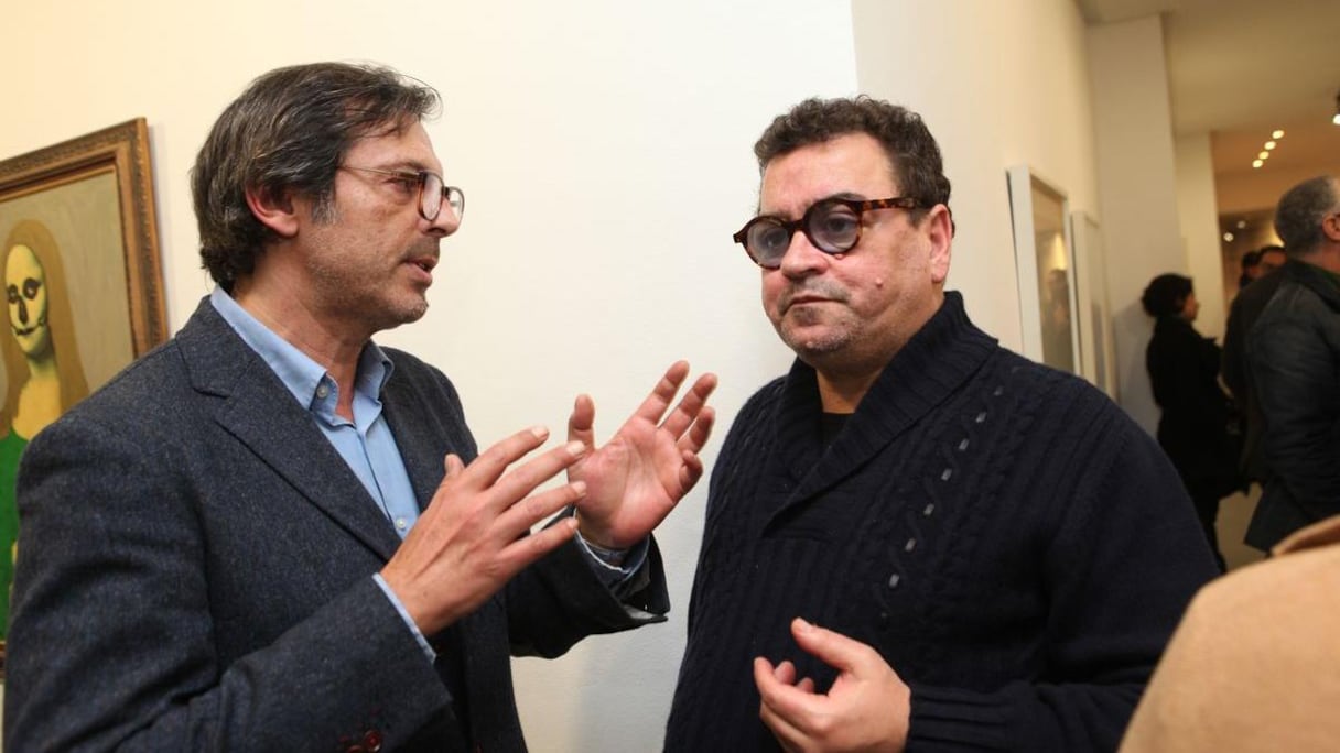La passion était en tout cas au rendez-vous. Celle de l'art, qui a emporté Fadel Laraqi et Hassan Sefrioui dans une discussion enfiévrée.
