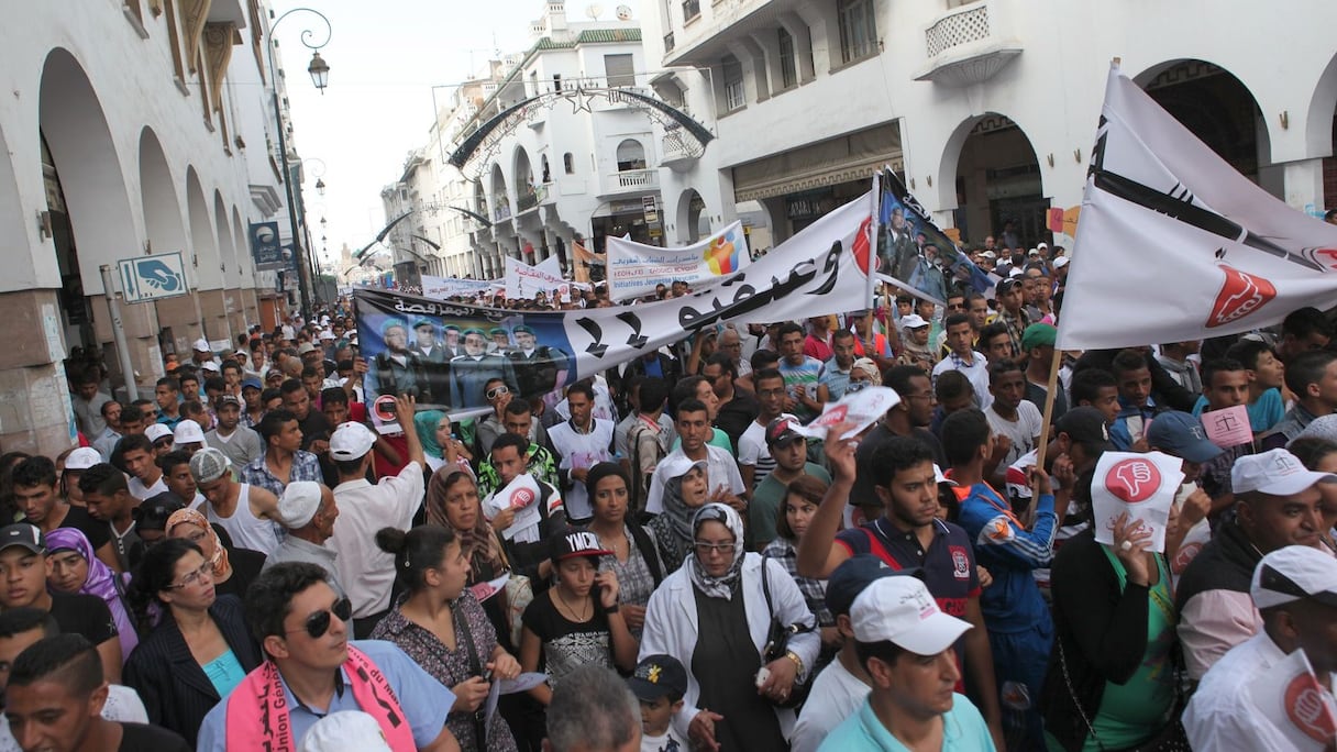 Les slogans contre le gouvernement Benkirane fusent
