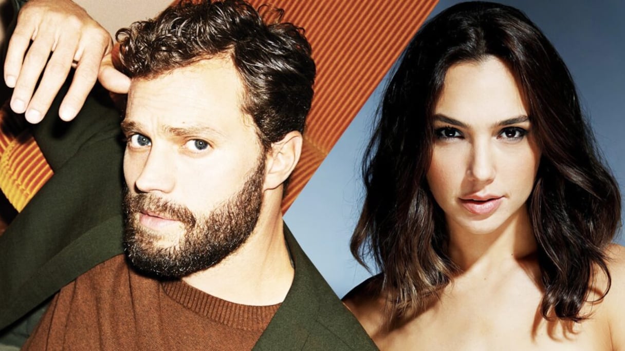 Jamie Dornan et Gal Gadot, à l'affiche du film "Heart of Stone", tourné en partie au Maroc.
