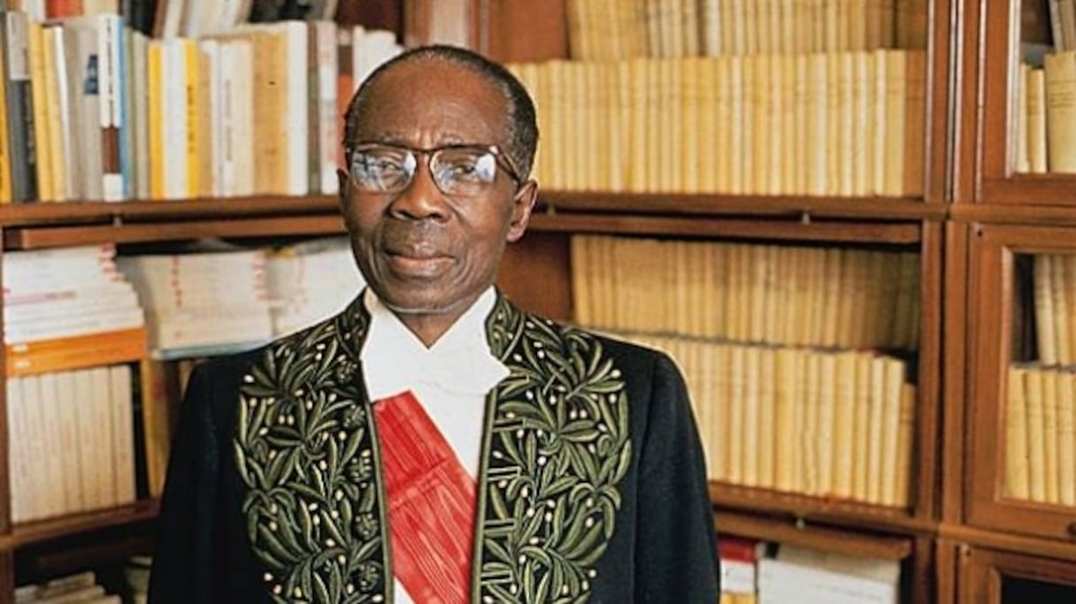 Le poète sénégalais Léopold Sédar Senghor.
