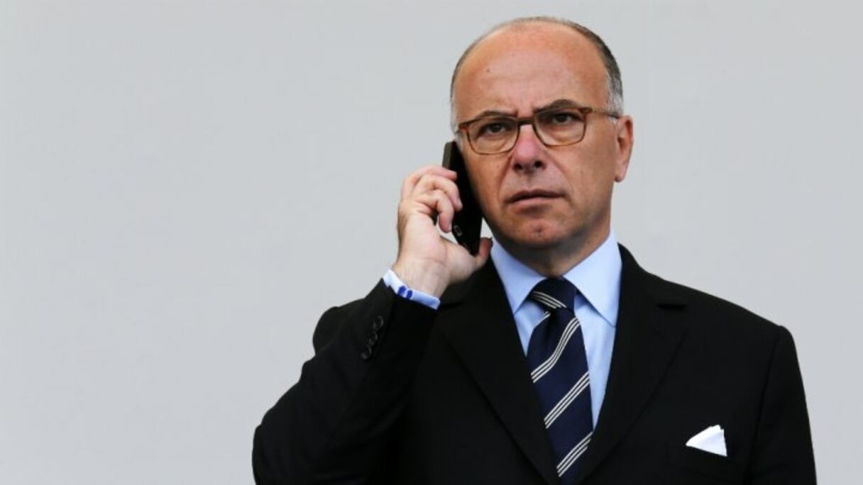 Le ministre de l'Intérieur français, Bernard Cazeneuve.
