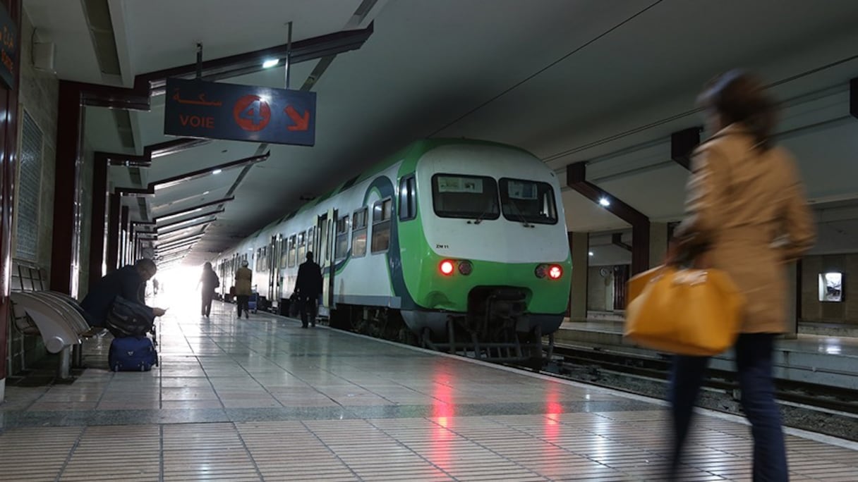 TNR à la gare ONCF de l'aéroport Mohammed V.
