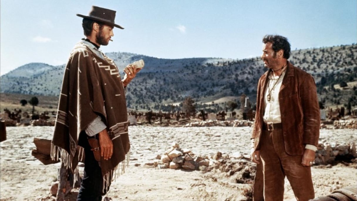 "Tu vois, le monde se divise en 2 catégories: ceux qui ont un pistolet chargé et ceux qui creusent. Et toi, tu creuses!" Réalisé en 1966 par Sergio Leone, "Le bon, la brute et le truand" (avec Clint Eastwood dans le rôle du "Bon") incarne la quintessence du western-spaghetti.
