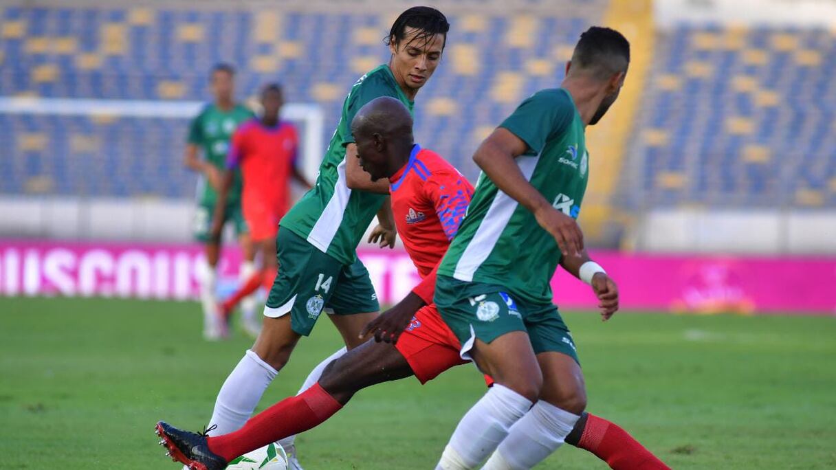 Une phase du match Raja-ASN Nigelec (1-0), samedi 15 octobre 2022.
