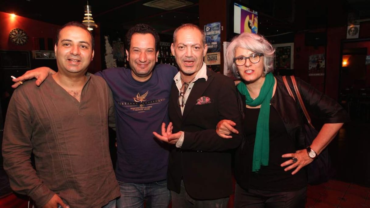 Hakim Lahlou, Momo, Jamal Boushaba et Layla Chaouni.
