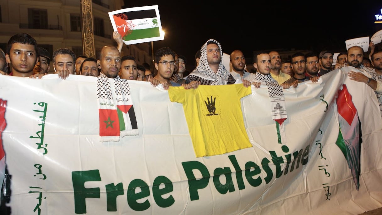 "Free Palestine": un cri qui tonne de plus en plus comme un cri de désespoir. Outre la persistance et la violence de l’occupation israélienne, les manifestants ont de même dénoncé la prise de position  américaine face à cette violence.
