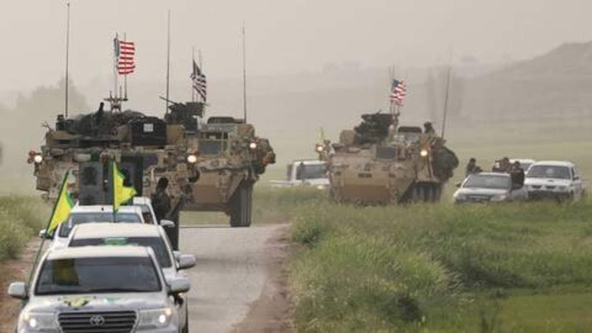 Cette confrontation au sol a éclaté lors du passage d'un convoi militaire américain dans le village de Kherbat Ammo, dans le nord-est de la Syrie. 
