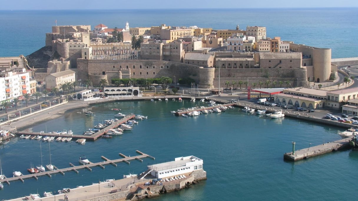 Le port de Melilla.
