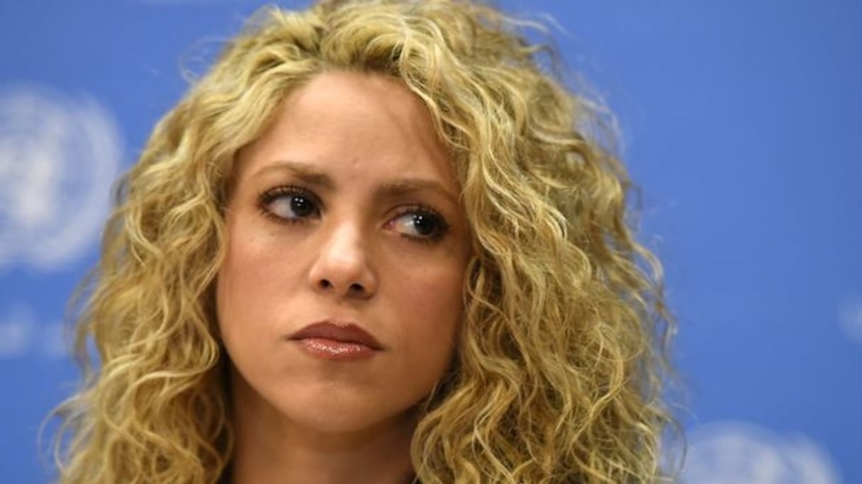 La chanteuse colombienne Shakira. 
